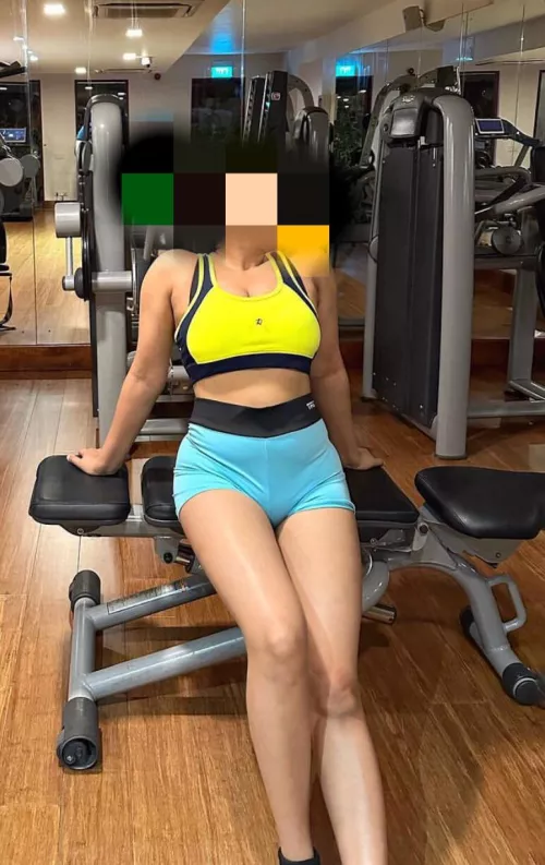 Posing instead of working out 