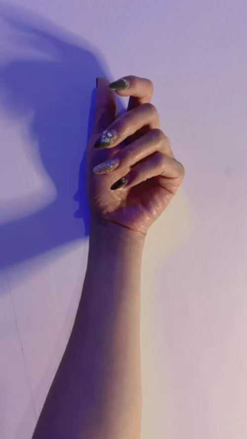 This hand will masterbate you until you blast it all out 