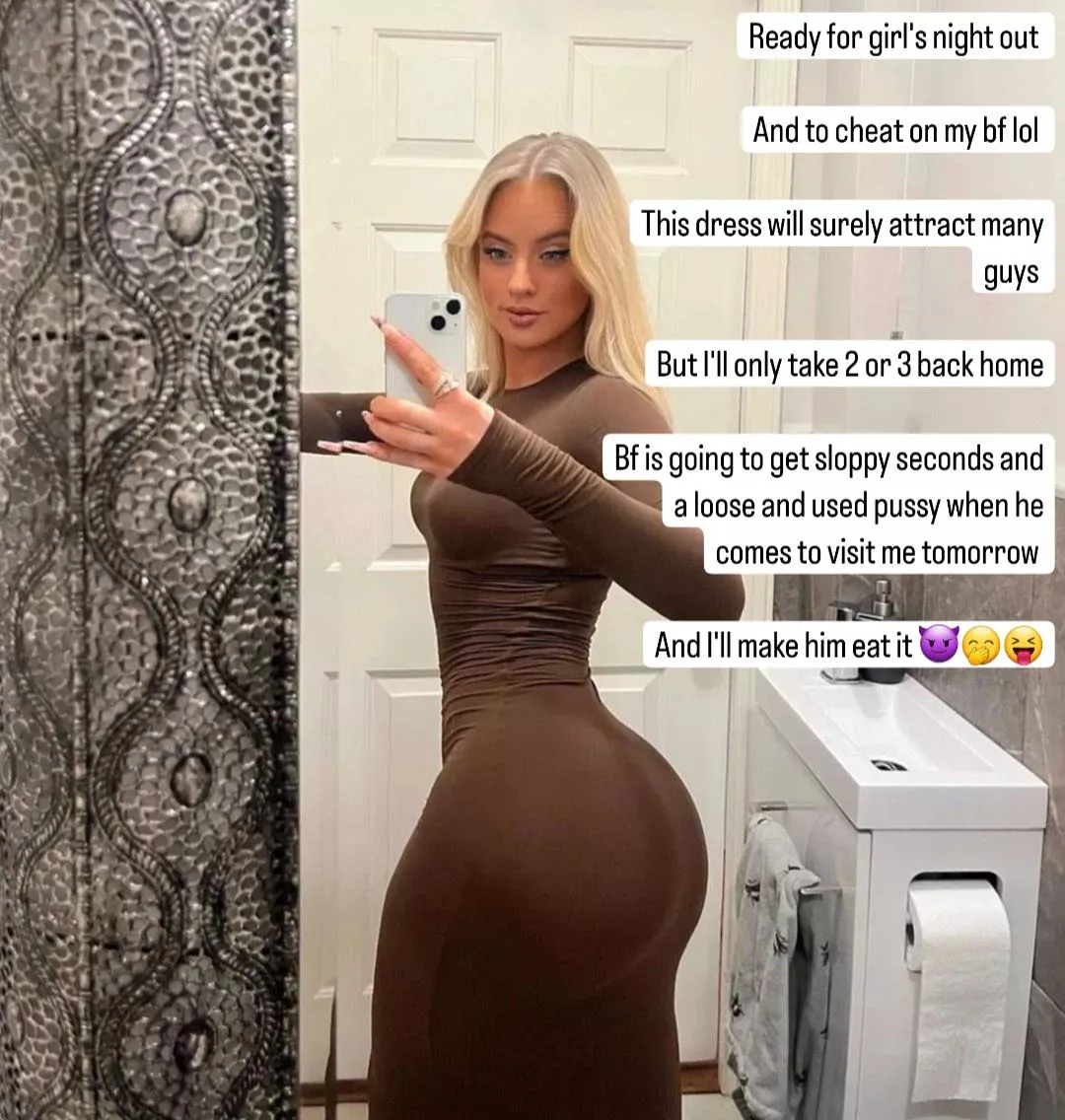 What your girl posts on her private slutty ig