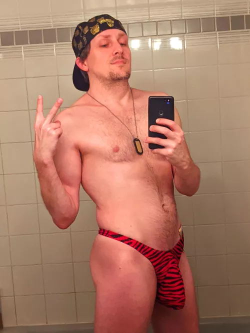 When you're the hottest guy in your trailer park.