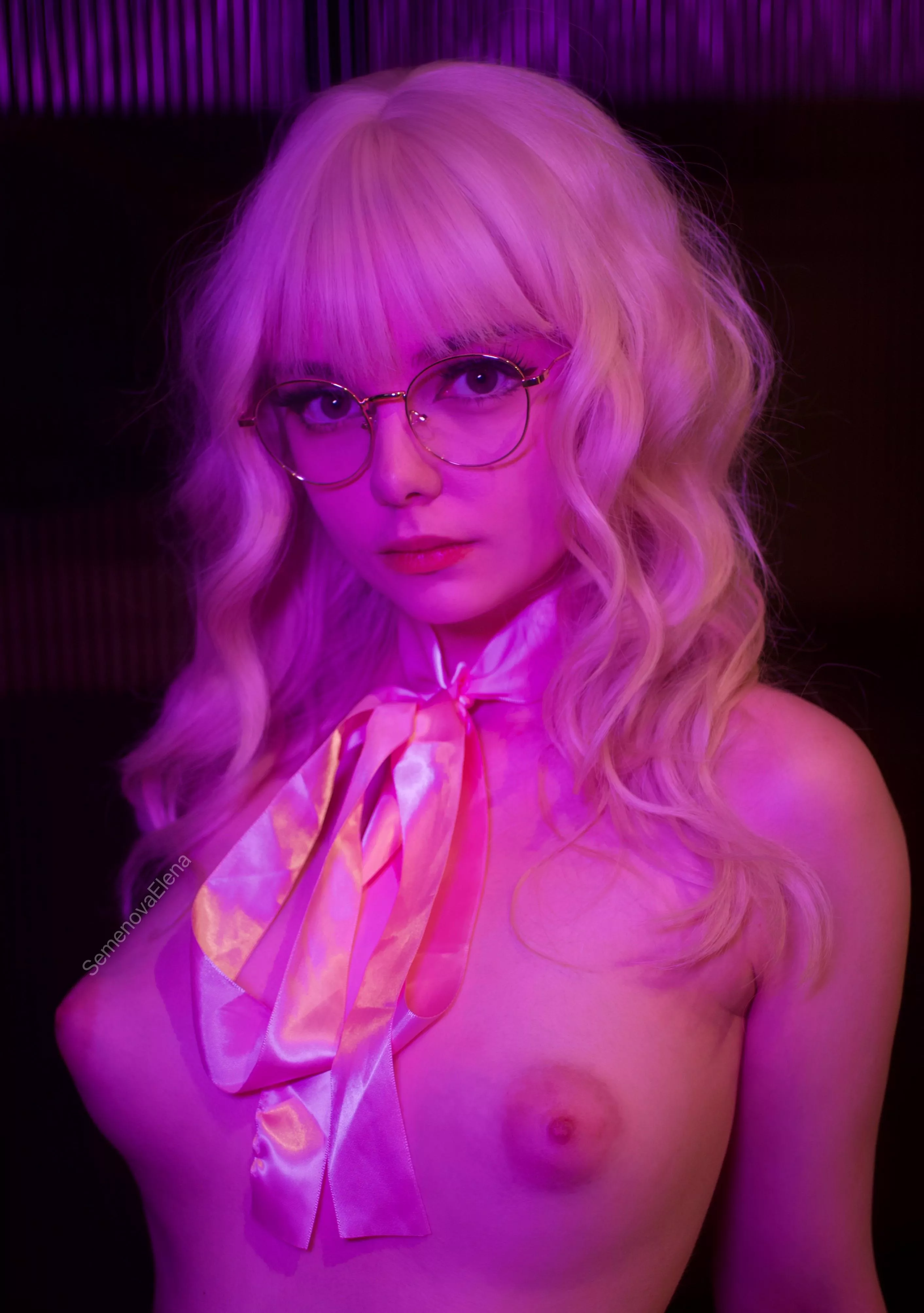 You can tighten that bow or get rid of it to make breathing easier for me 💗 Your decision? 