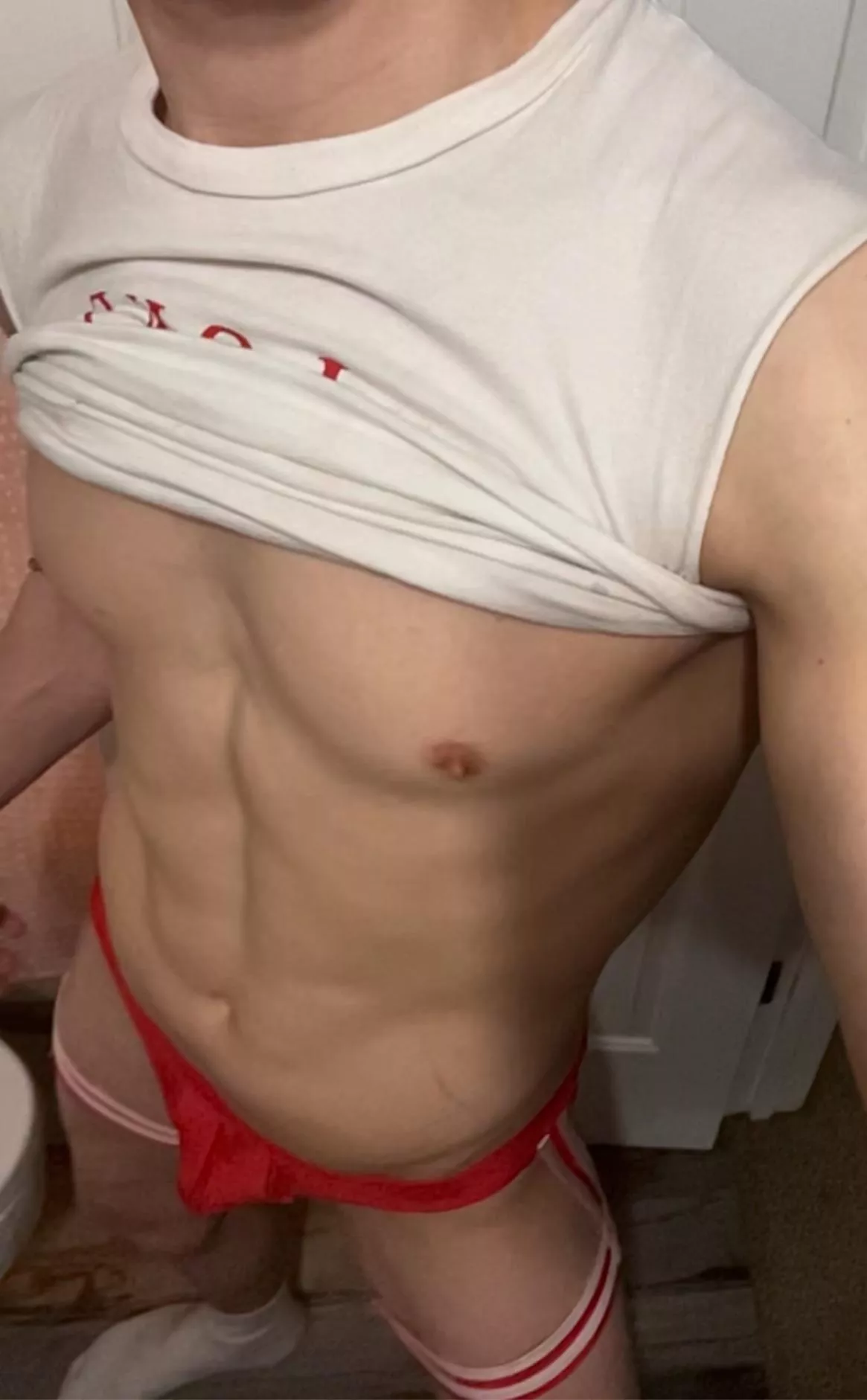 [27] Like my jock gear?