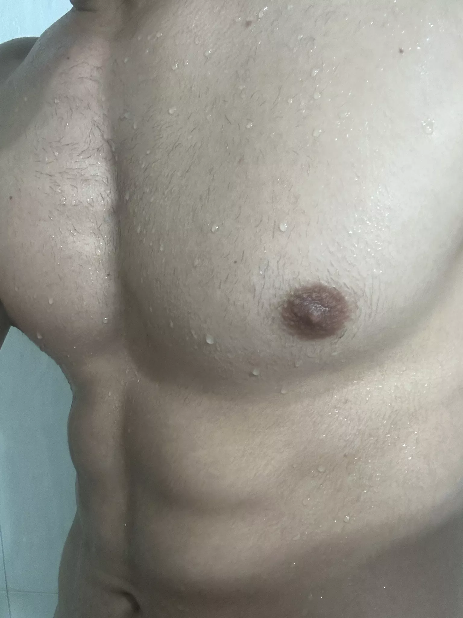 After morning shower!