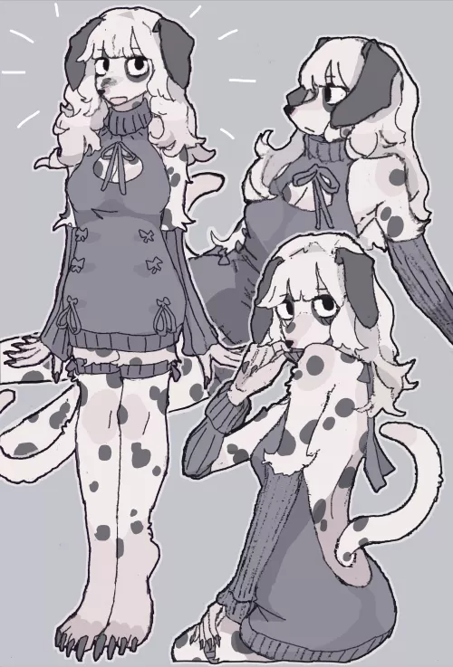 dalmatian oc by me