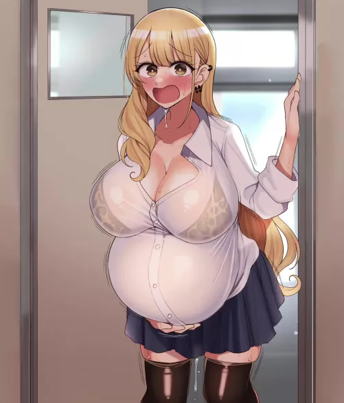 Gyaru Girl in a bit of a pickle