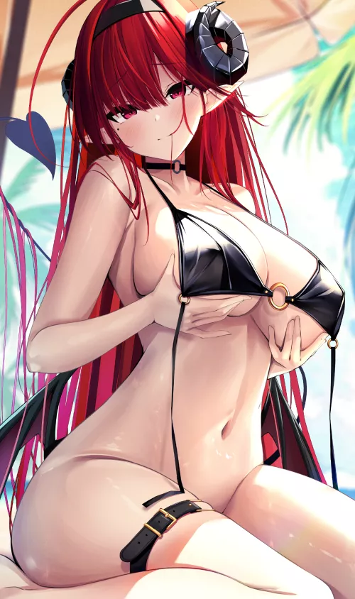 Hindenburg in bikini [Azur Lane]