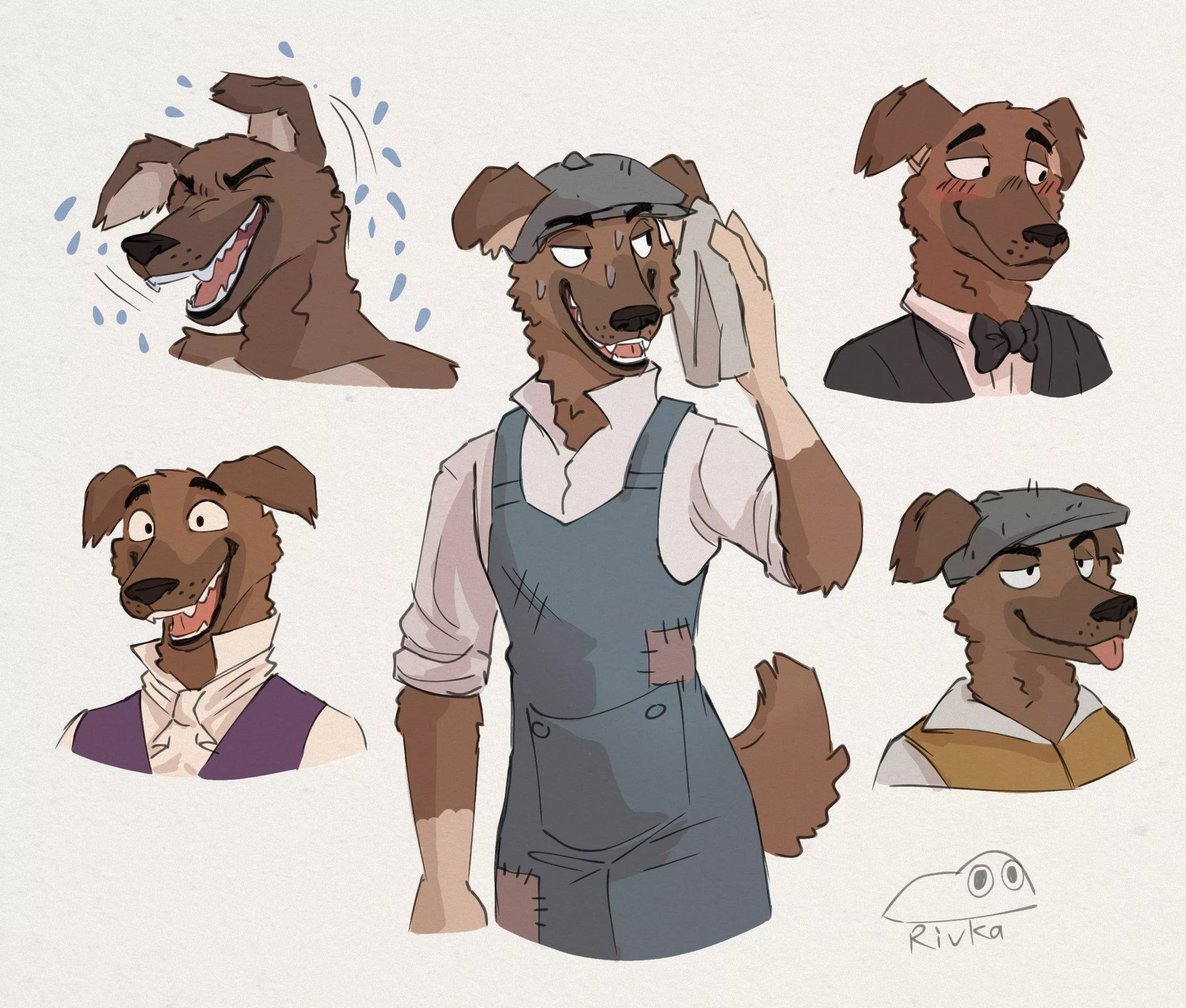 Labourer dog 🐶 (by me)