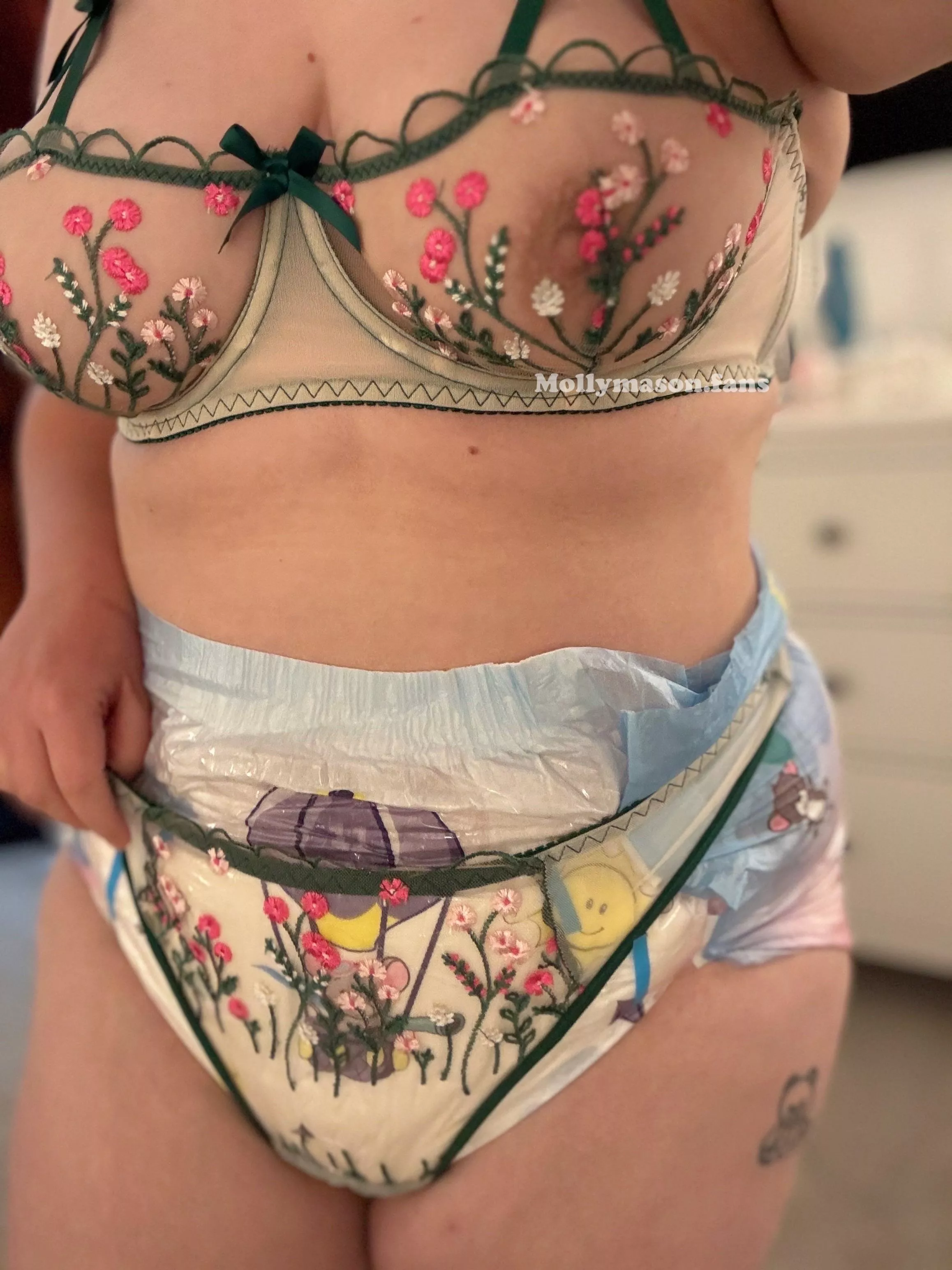 Lingerie and diapers is my favorite game of playing pretend. ‘Lets pretend to be a big girl’ 🤭 Lingerie and diapers is my favorite game of playing pretend. ‘Lets pretend to be a big girl’ 🤭