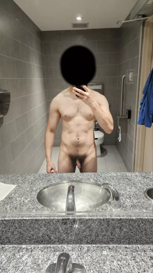 Locker room bathroom pic