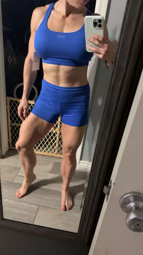 Trying on my new outfit 