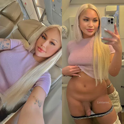Would you suck me off in the airplane toilet? 🍆👅