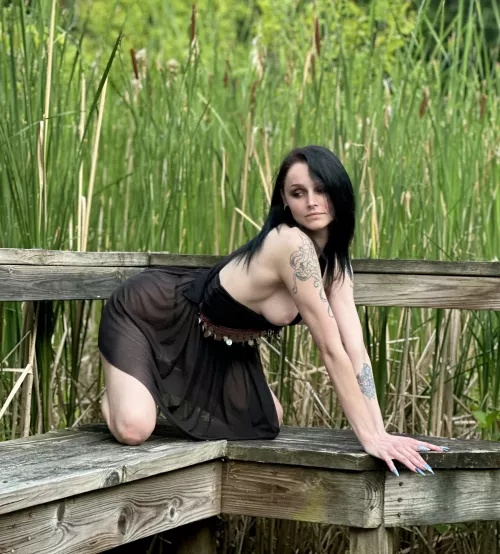 You found a goddess while hiking, what’s your next action