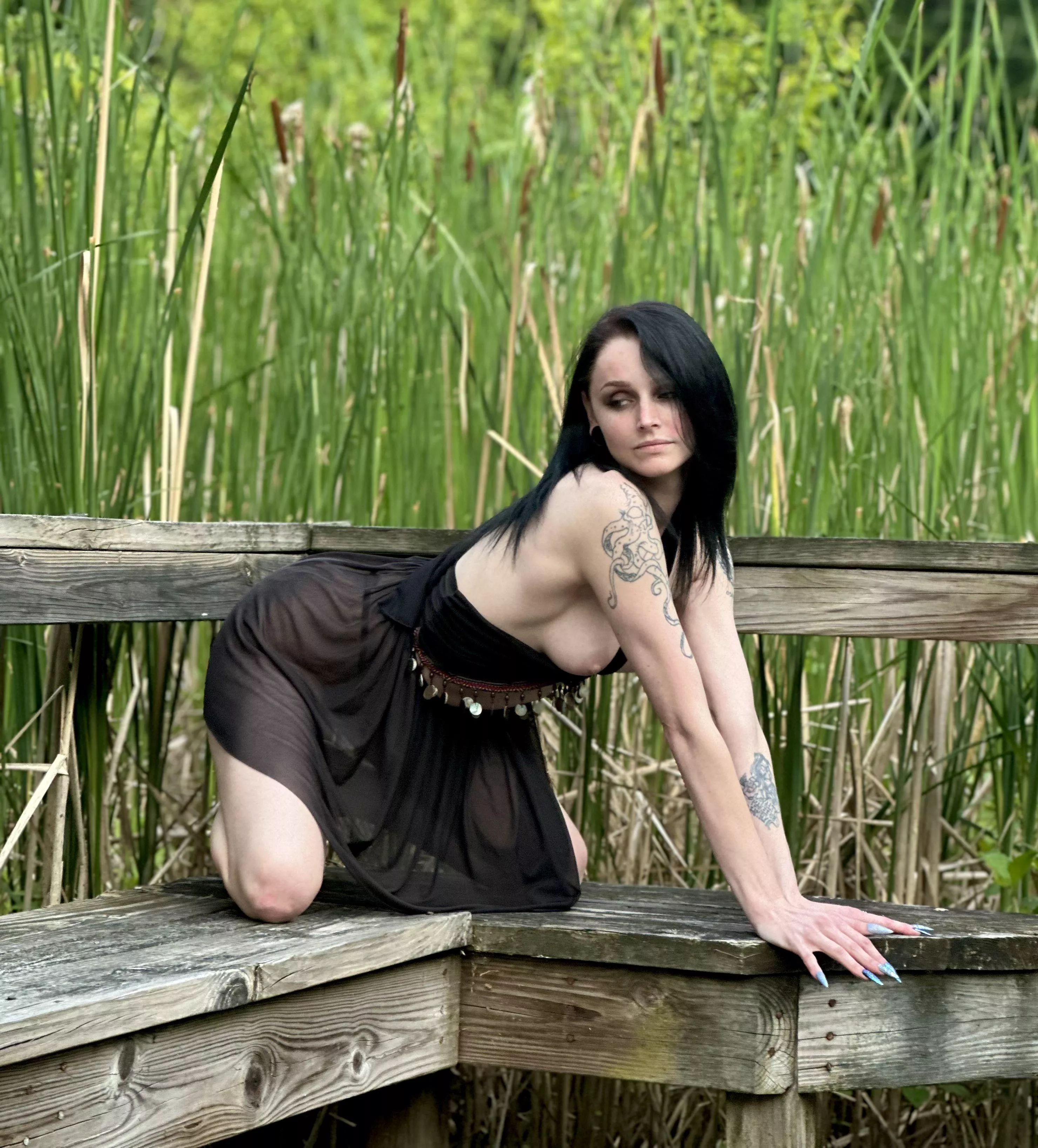 You found a goddess while hiking, what’s your next action