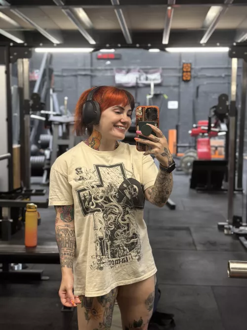 I basically live at the gym 😅