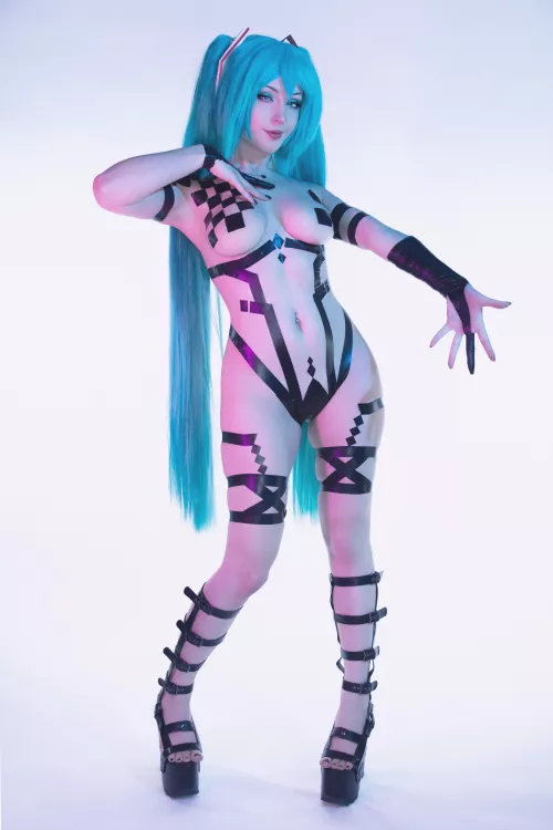 My Hatsune Miku cosplay (Shiroktsne)