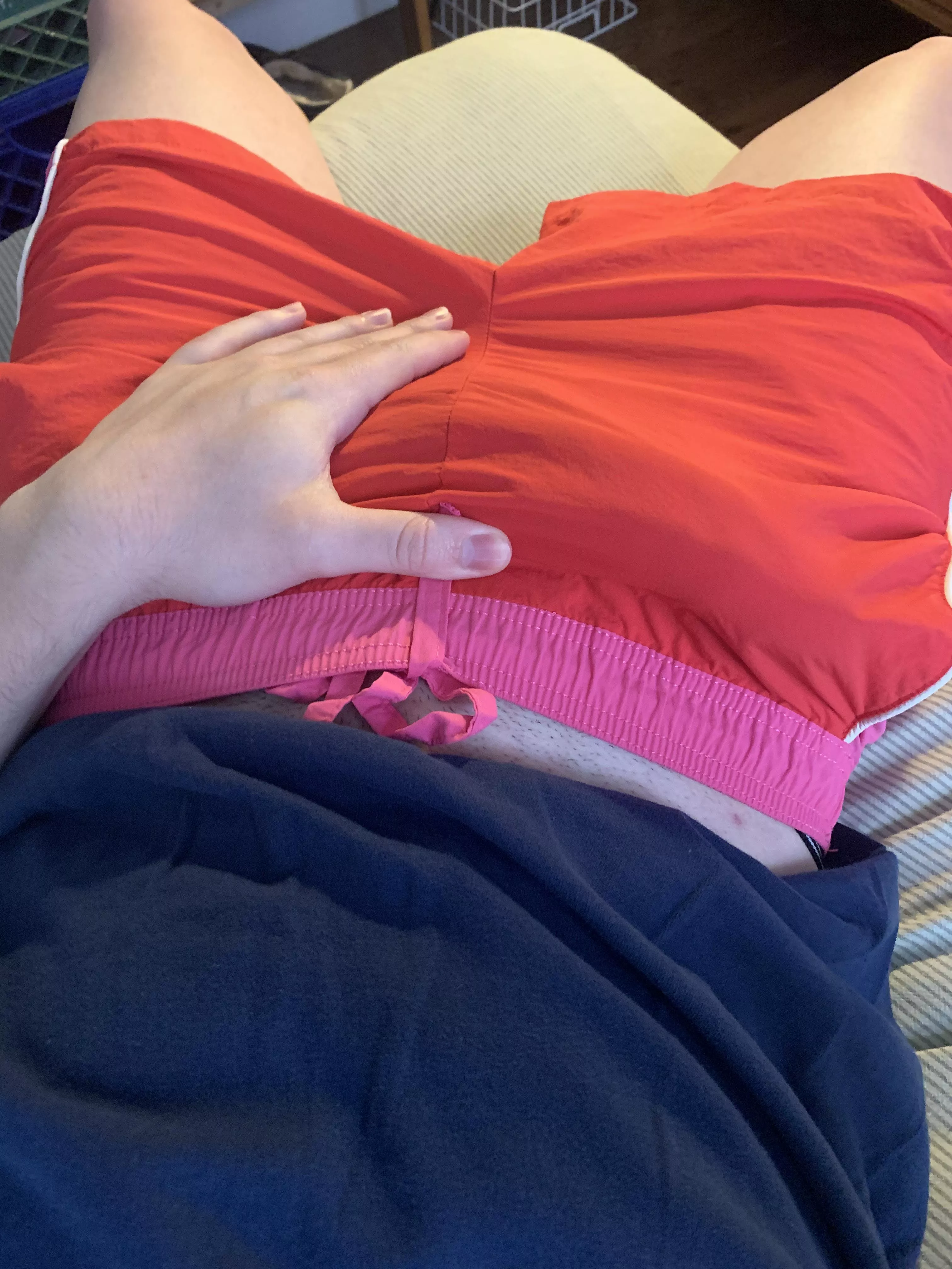 my new shorts might be too tight for this bulge (18)