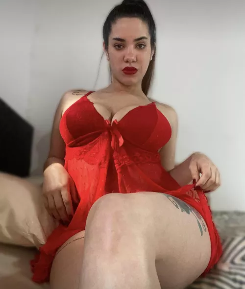 My red lingerie 😍