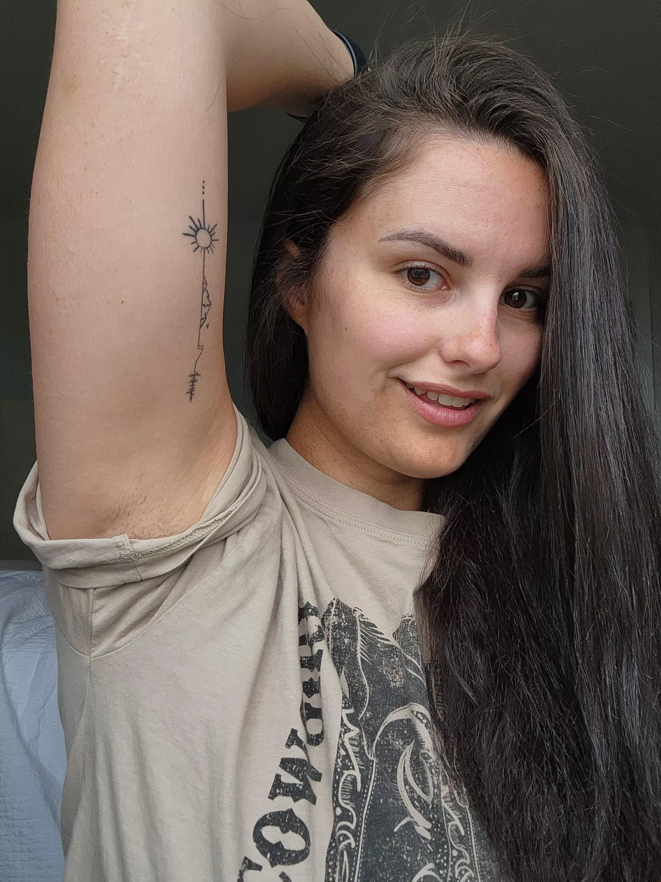 Peeking out a little bit 😉