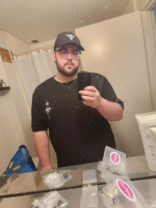 Please excuse the dirty mirror