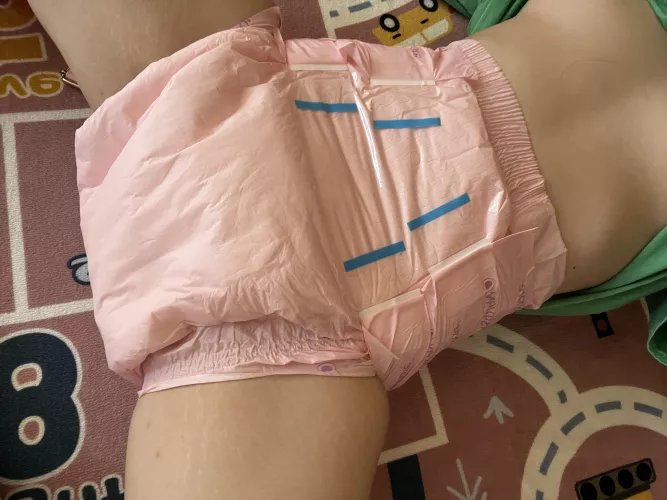 Rate my tape job mommy and daddy said im a big girl who can change her own diapies, sometimes...
