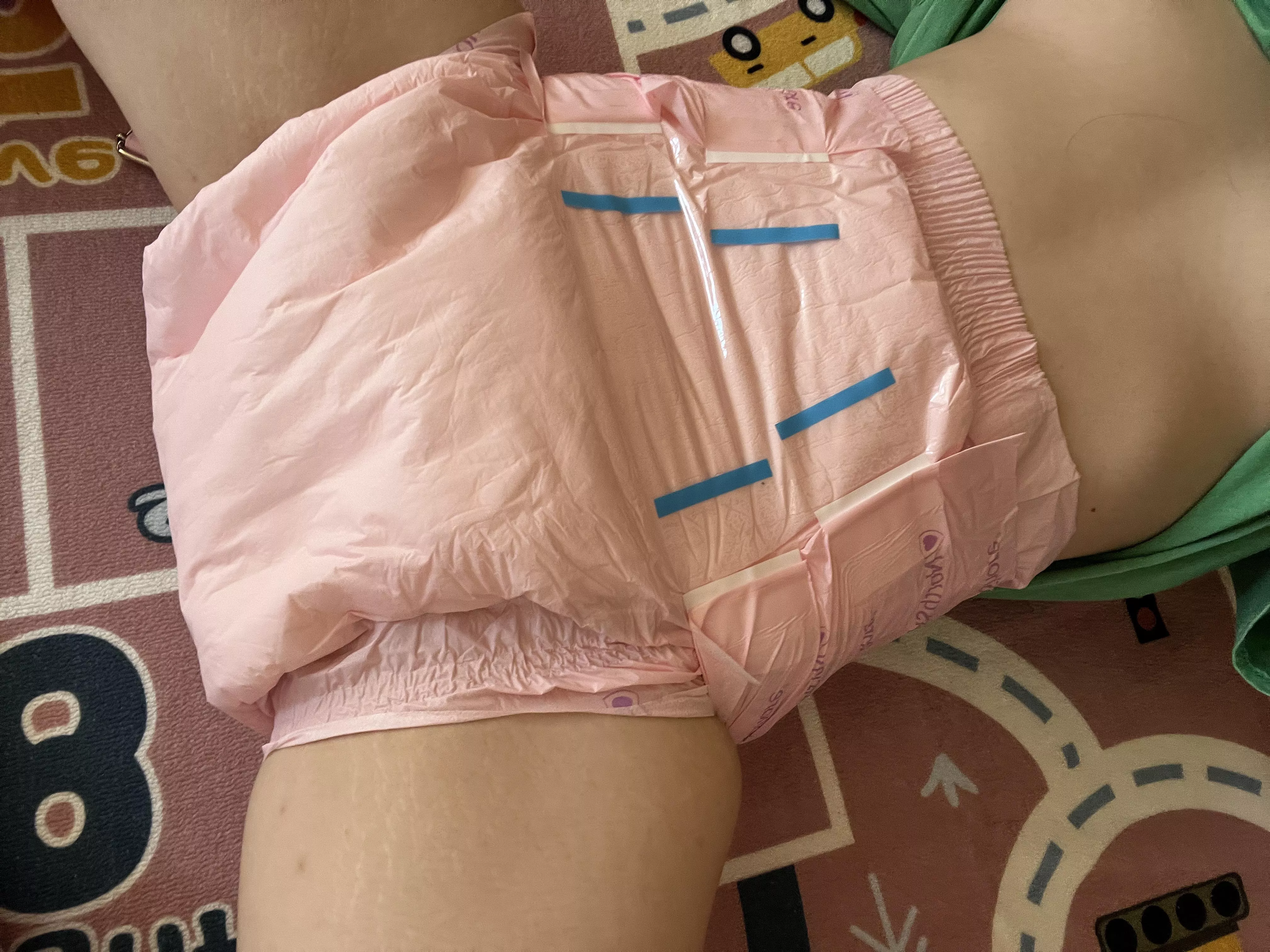 Rate my tape job mommy and daddy said im a big girl who can change her own diapies, sometimes...
