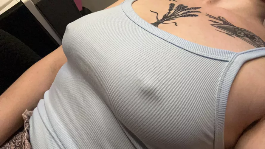 Such a beautiful braless morning 