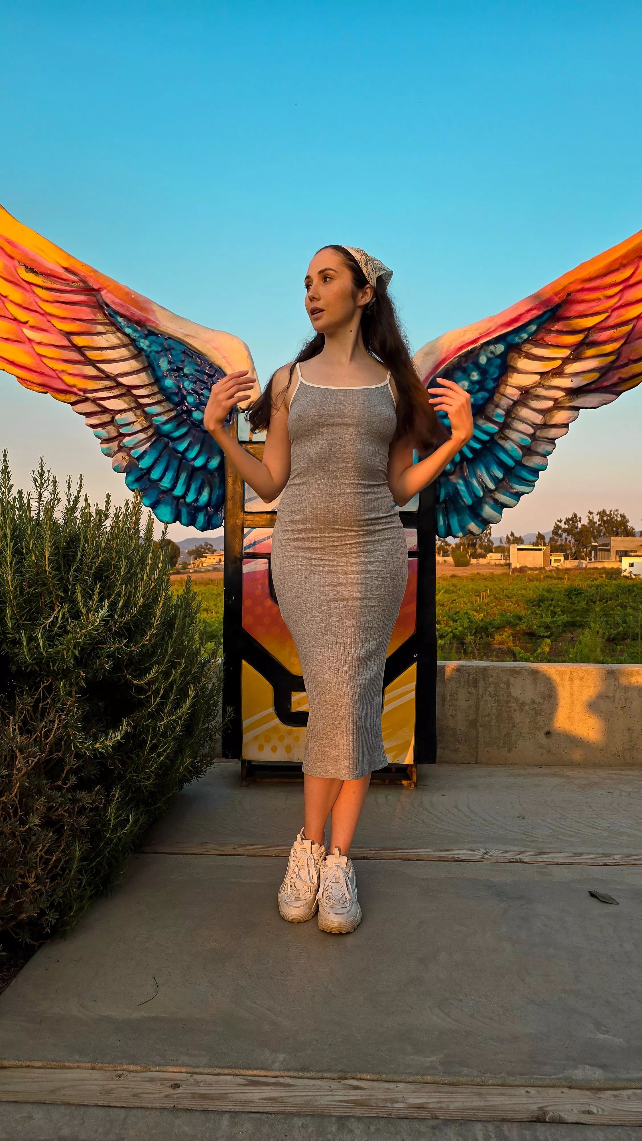 This dress makes me feel naked