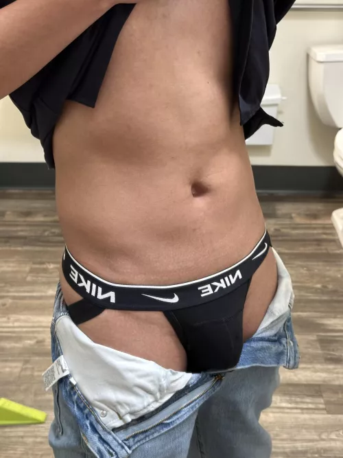 what’s underneath my work clothes 😏