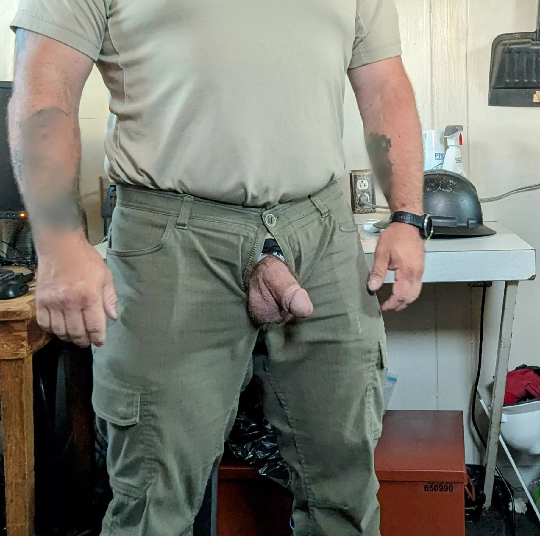 (42) hanging out at work