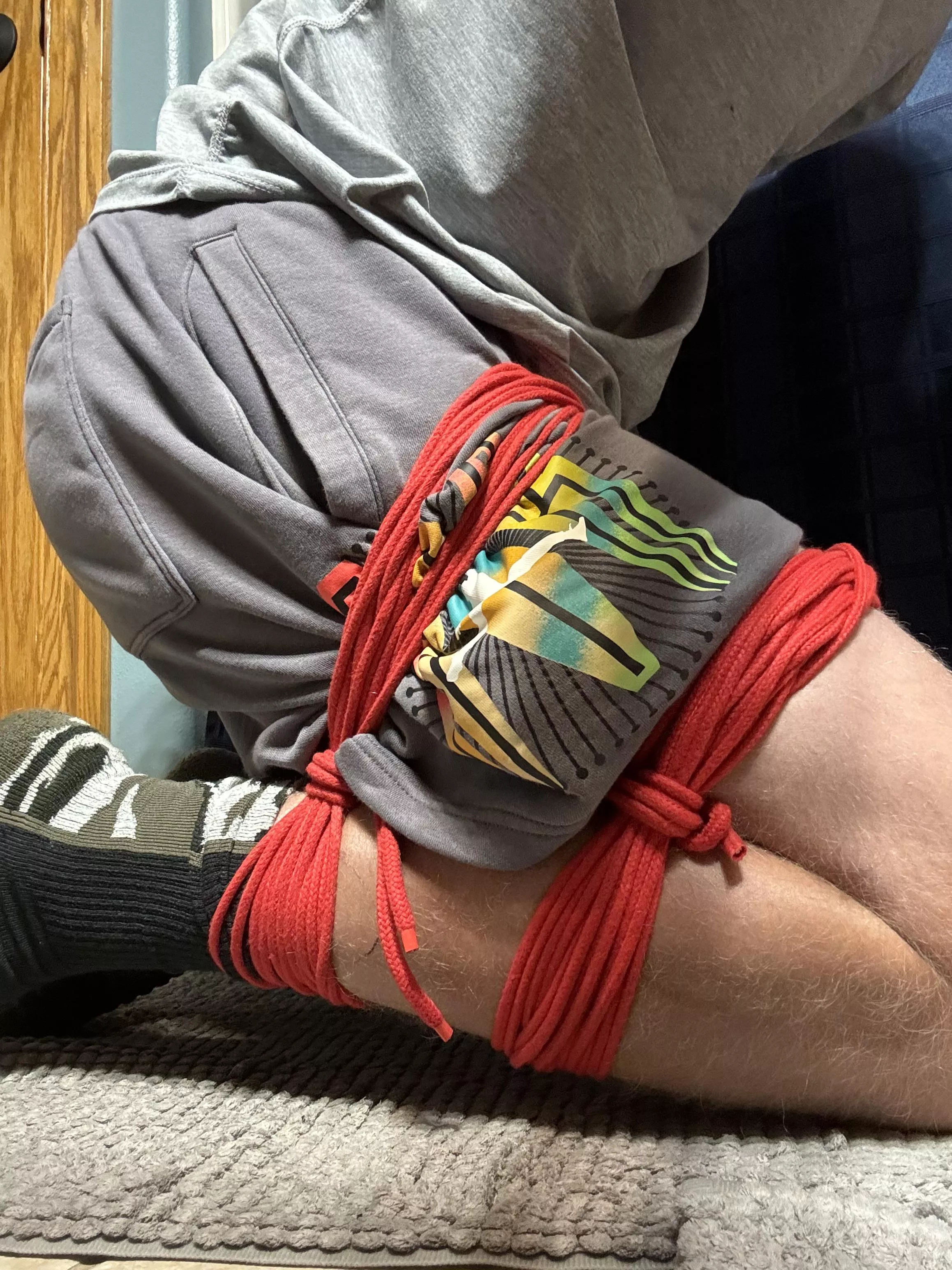 First attempt at a frogtie, how’d I do?