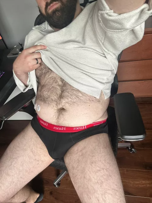 Hanes black briefs for a change ✌️