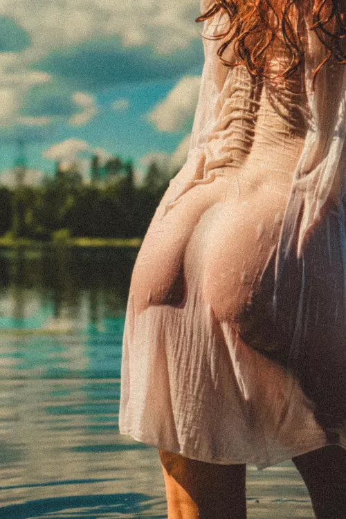 having fun at the lake 