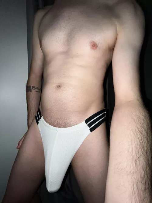 How’s my new underwear look or should they just stay off?