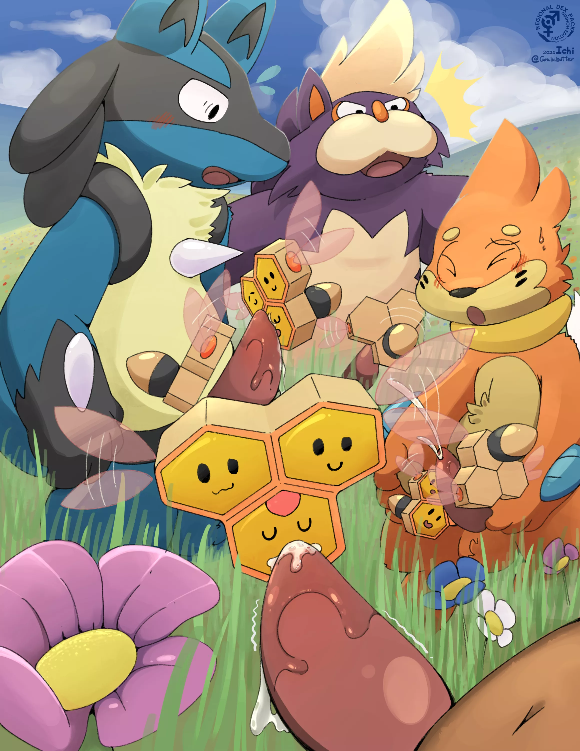 [M] Despite their small size, Combees make excellent cock teasers~