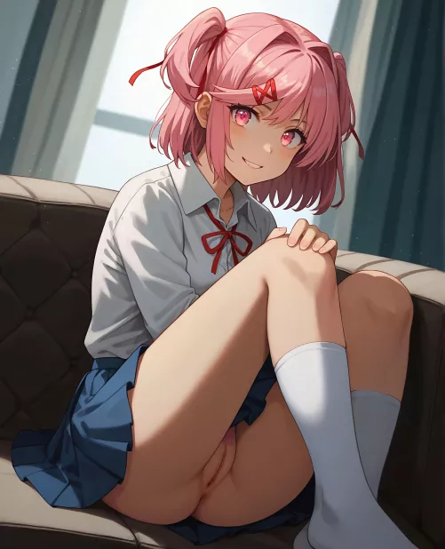 (NATSUKI) In the sofa