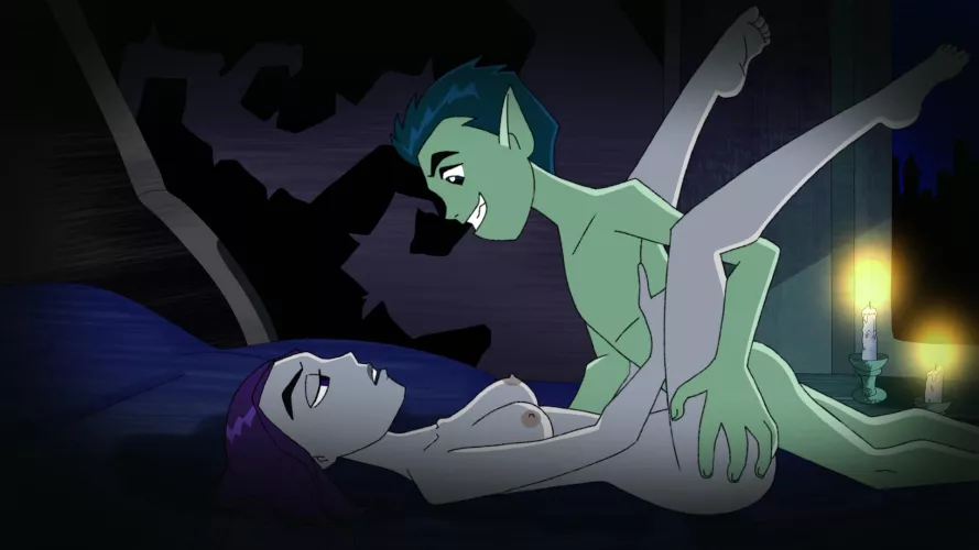 Raven & Beast Boy (Unknown) 