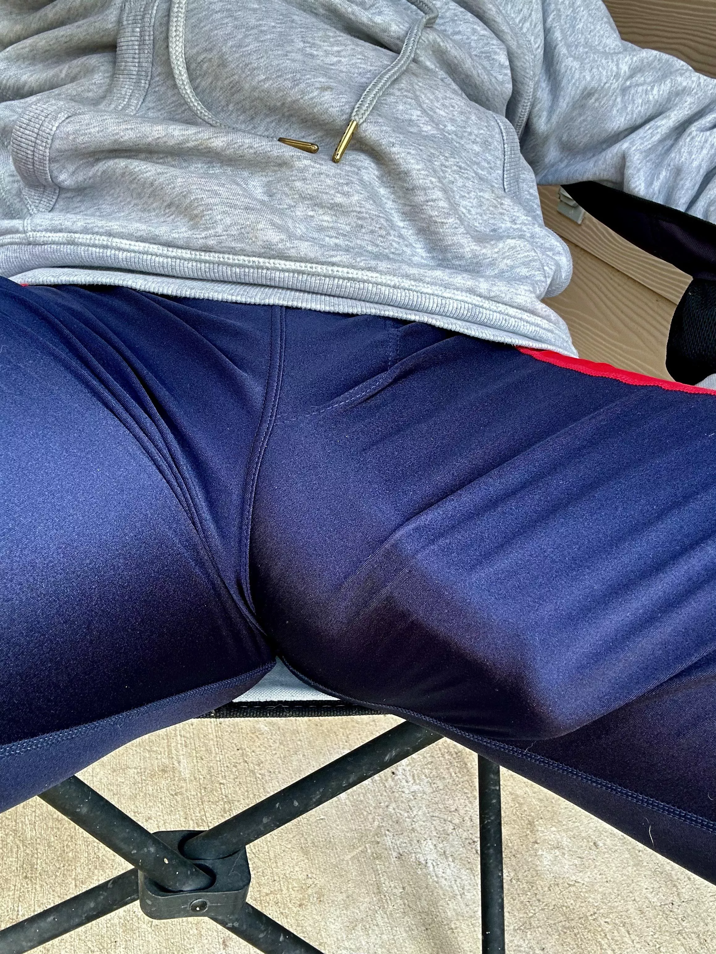 Sitting outside in my spandex pants (24)