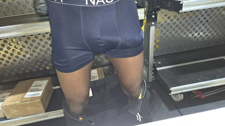 What happens if your delivery driver comes to the door like this??