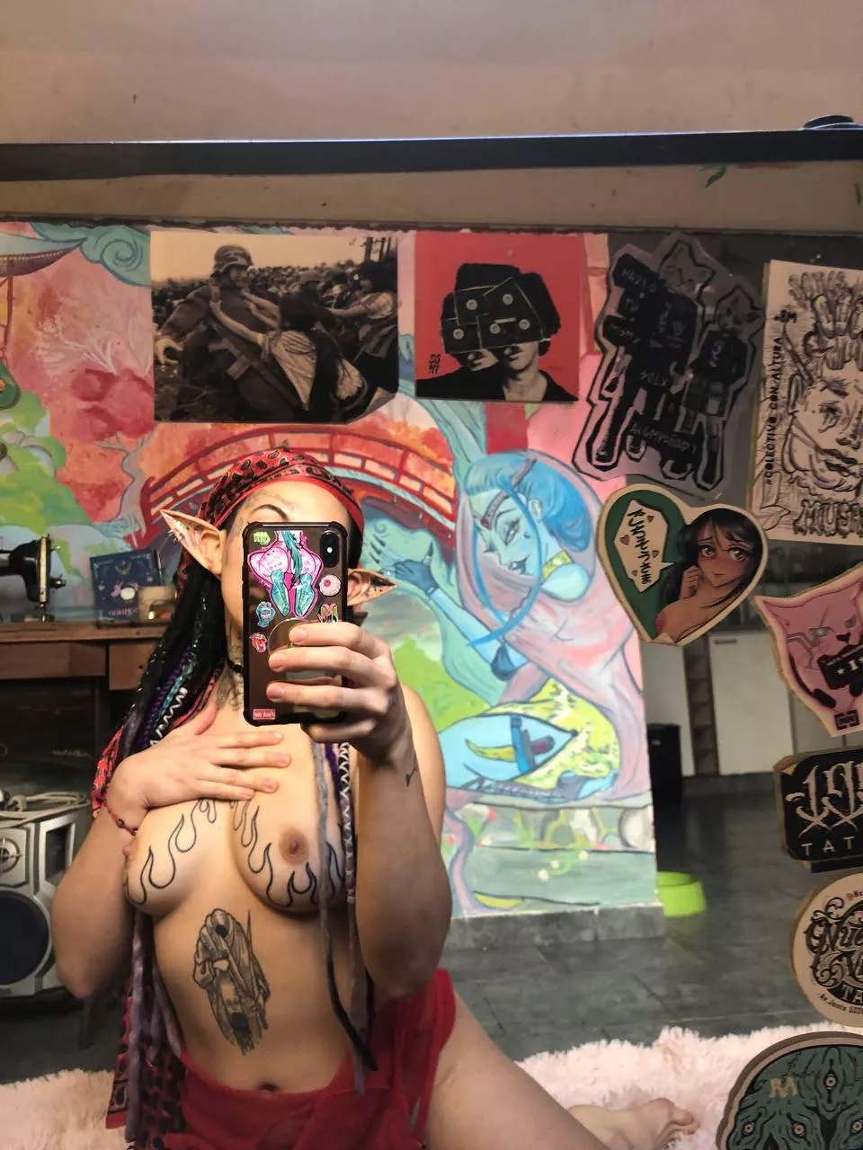 Why don't you jump on me and rail my elf ass?