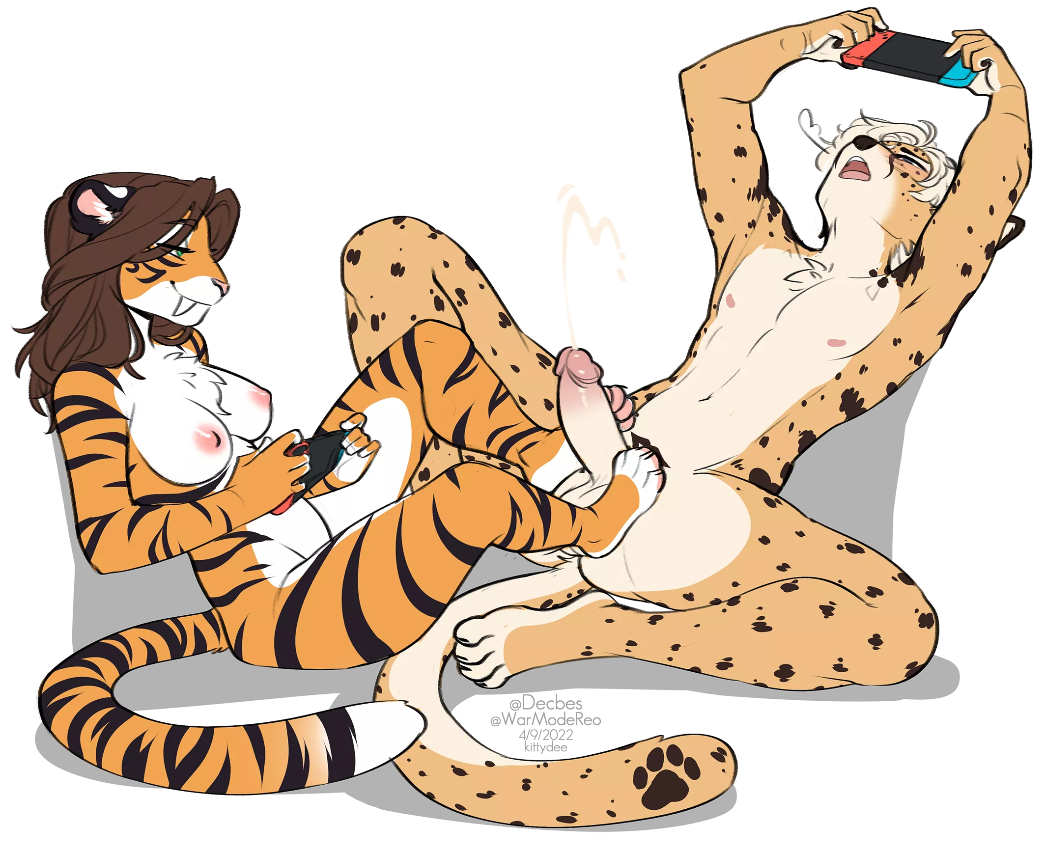 Gameplay and footplay (KittyDee) [FM]