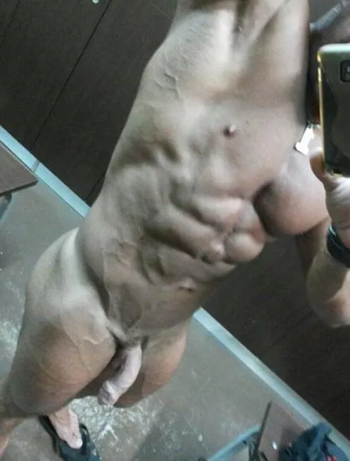 Happy hump day...love showing off in the locker room 