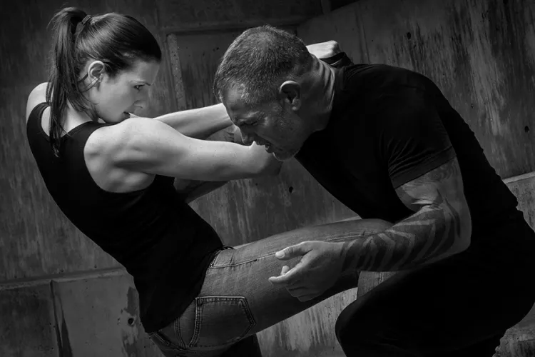 It's Thursday night, and time for my weekly Krav Maga class! Where's my bestie at?