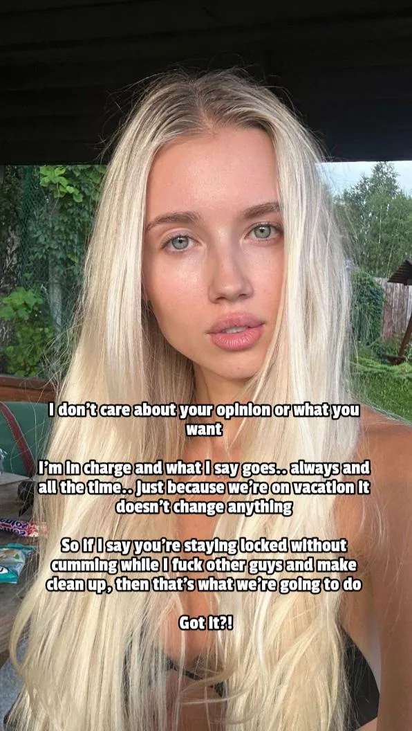 She's in charge.. always 