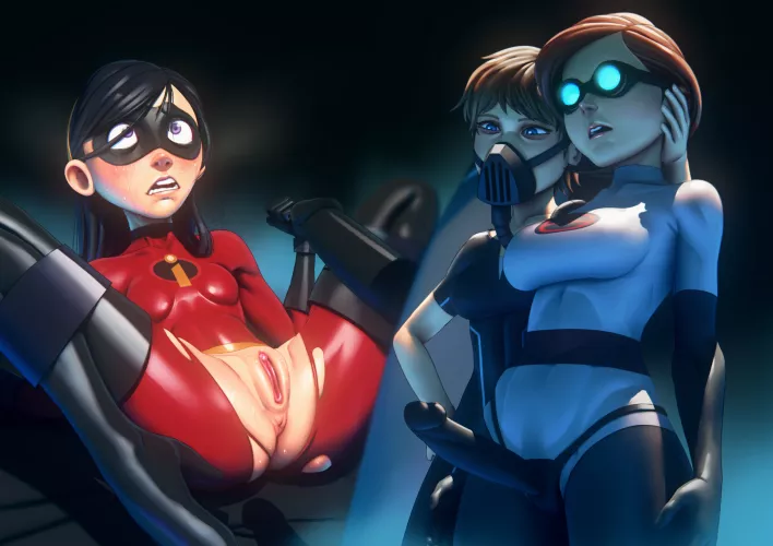 Violet about to be violated by her own mother Elastigirl (john_doe) [Incredibles 2]