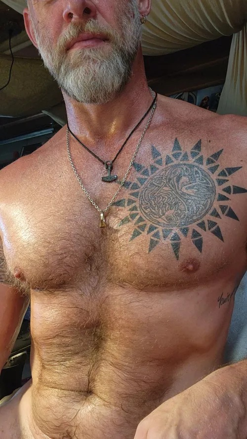 What do you think about sweaty blonde chest hair? 