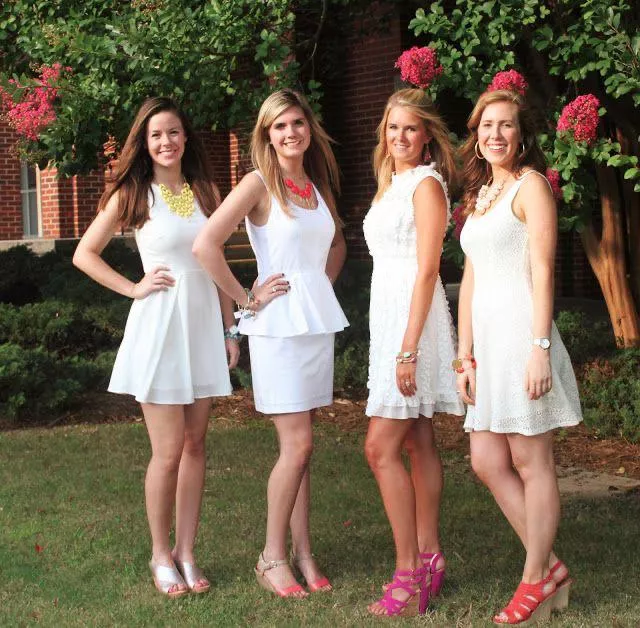 White dresses