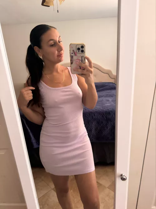 You think they'll notice I'm not wearing a bra?