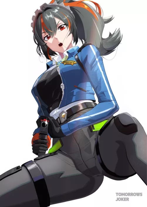 Zhu Yuan gorgeous thighs 