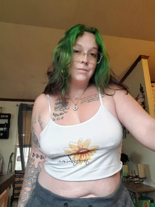 Braless all the time 