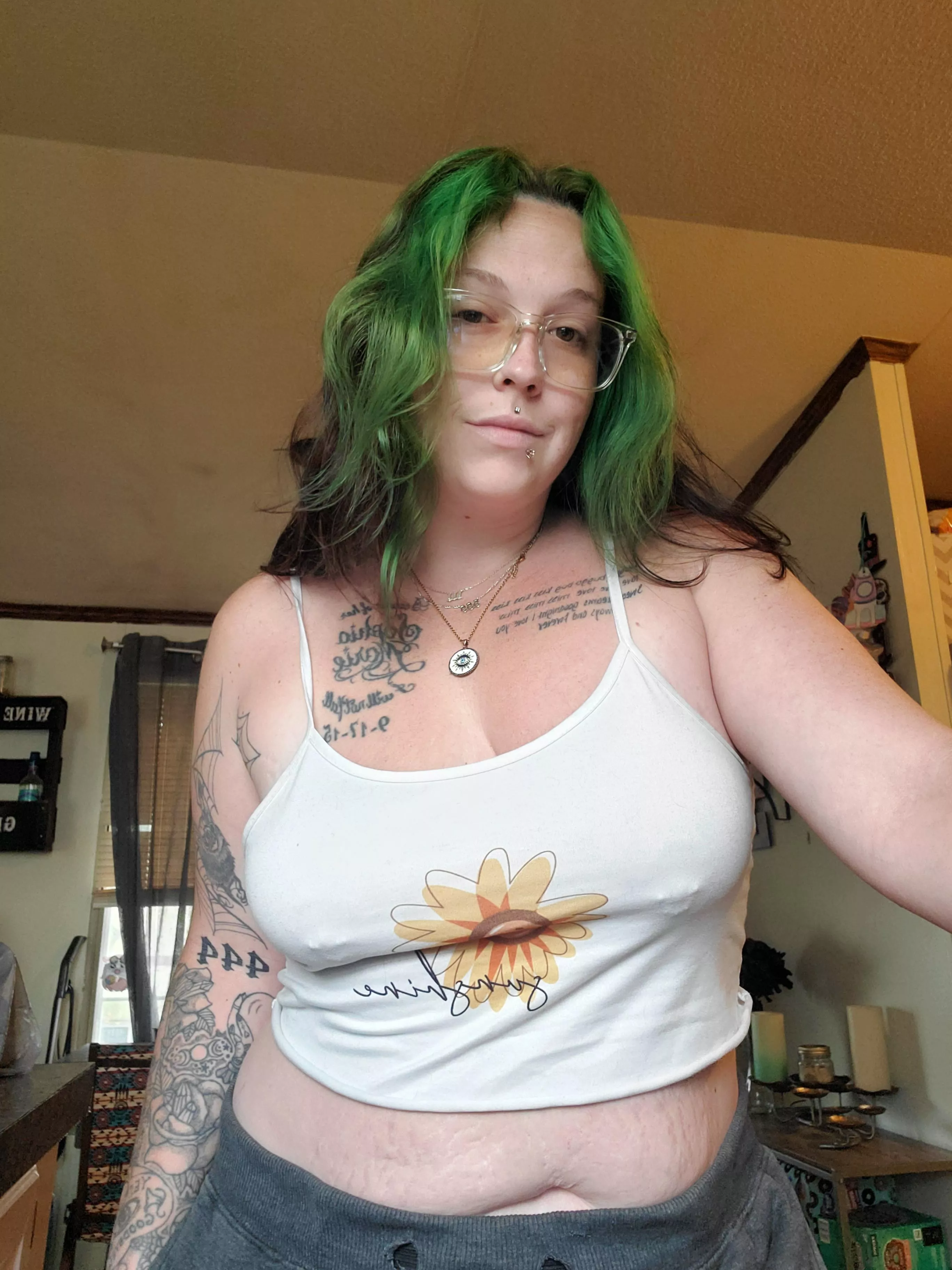 Braless all the time 